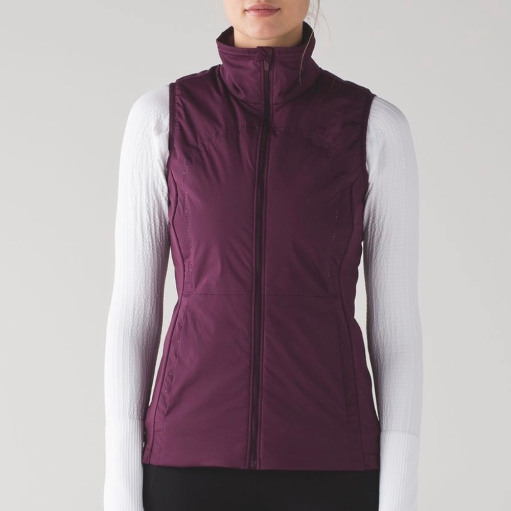 Lululemon Run For Cold Vest, Size 4